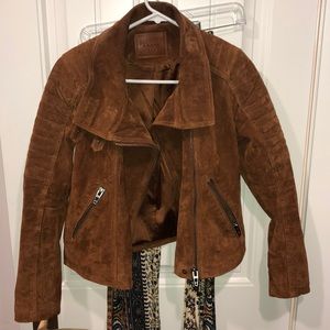 Blank NYC suede motor jacket